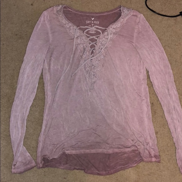 American eagle v neck long sleeve - Picture 1 of 4